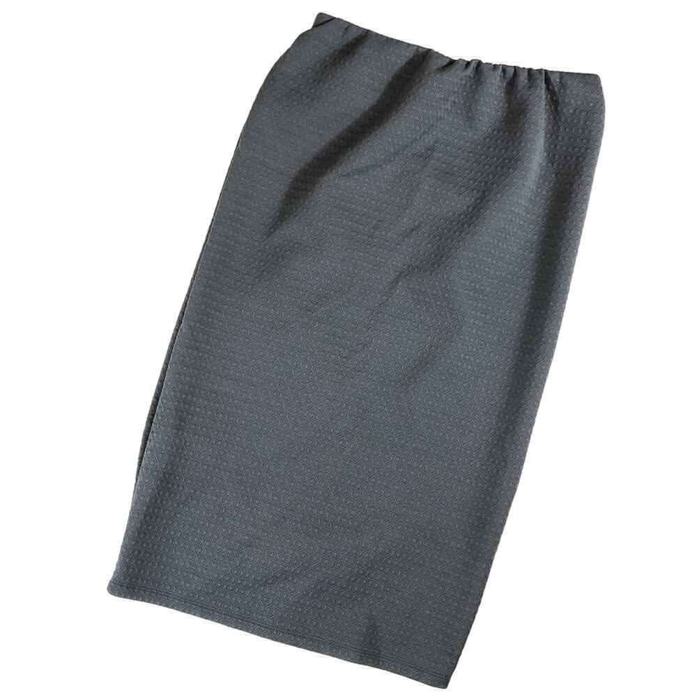 Mossimo‎ Gray Pencil Skirt Diamond Pattern Midi Size S